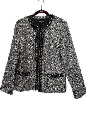 NWOT Cynthia Rowley Tweed Sequin Blazer/Jacket Medium